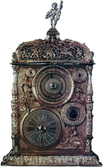 Каминные часы мастера К. Бехаина (1568 г.)